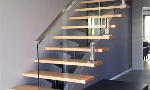 Stirrup with top fixed 50x25 RHS Handrail 3.