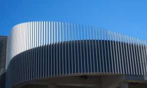 architectural barrier facade rectangular tube carpark cockburn shopping centre 2