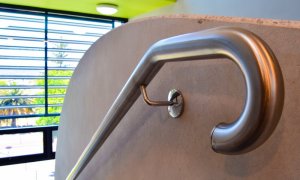 stainless steel handrail custom fabrication safety rail centrecare